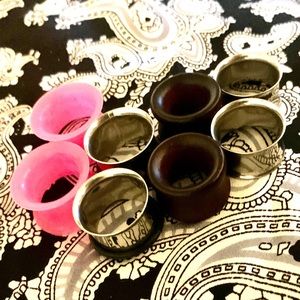 5/8” (16mm) bundle of 4 tunnels/guages/plugs